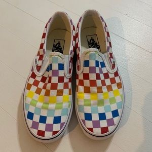 Rainbow Slip On Vans
